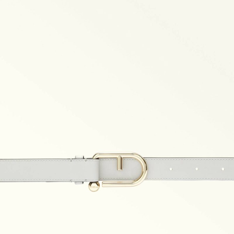 Women Belts Marshmallow Furla Nuvola Fixed Belt - Image 2