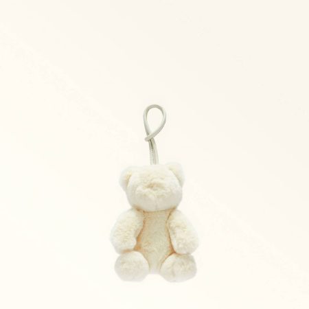 Women Bianco Furla Allegra Charm Keyrings