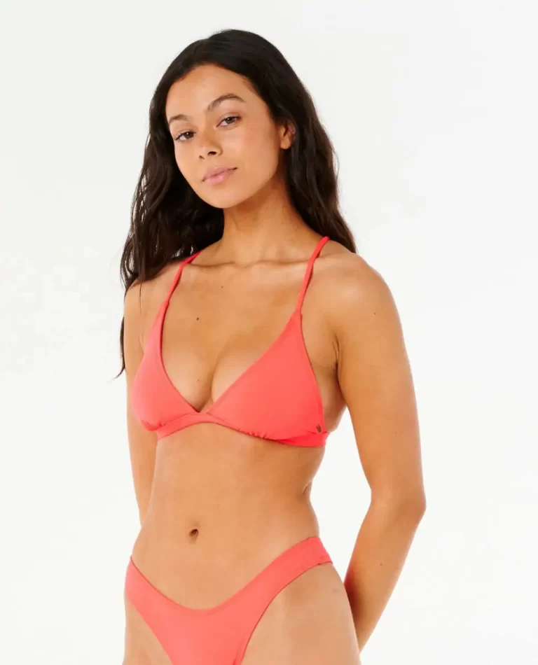 Women Bikini Tops Classic Surf Crossback Triangle Bikini Top Rip Curl - Image 3