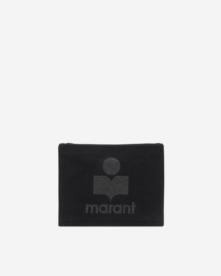 Women Black Nettia Clutch Bag Clutches & Small Leather Goods Isabel Marant