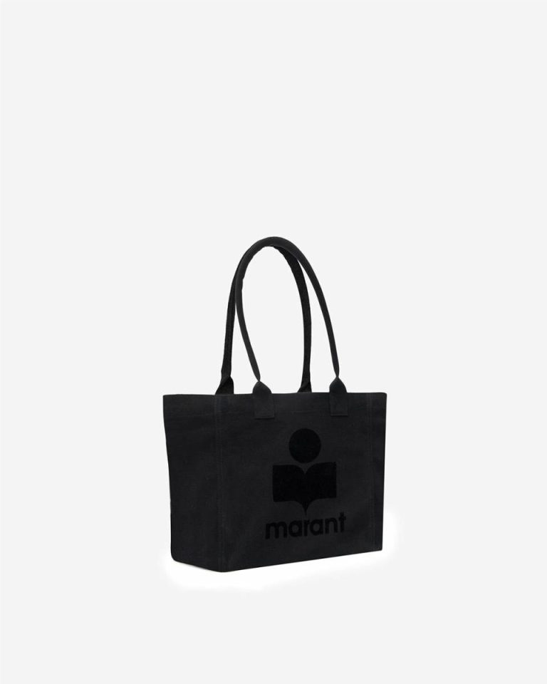 Women Black Tote Bags Yenky Zipped Bag Isabel Marant - Image 3