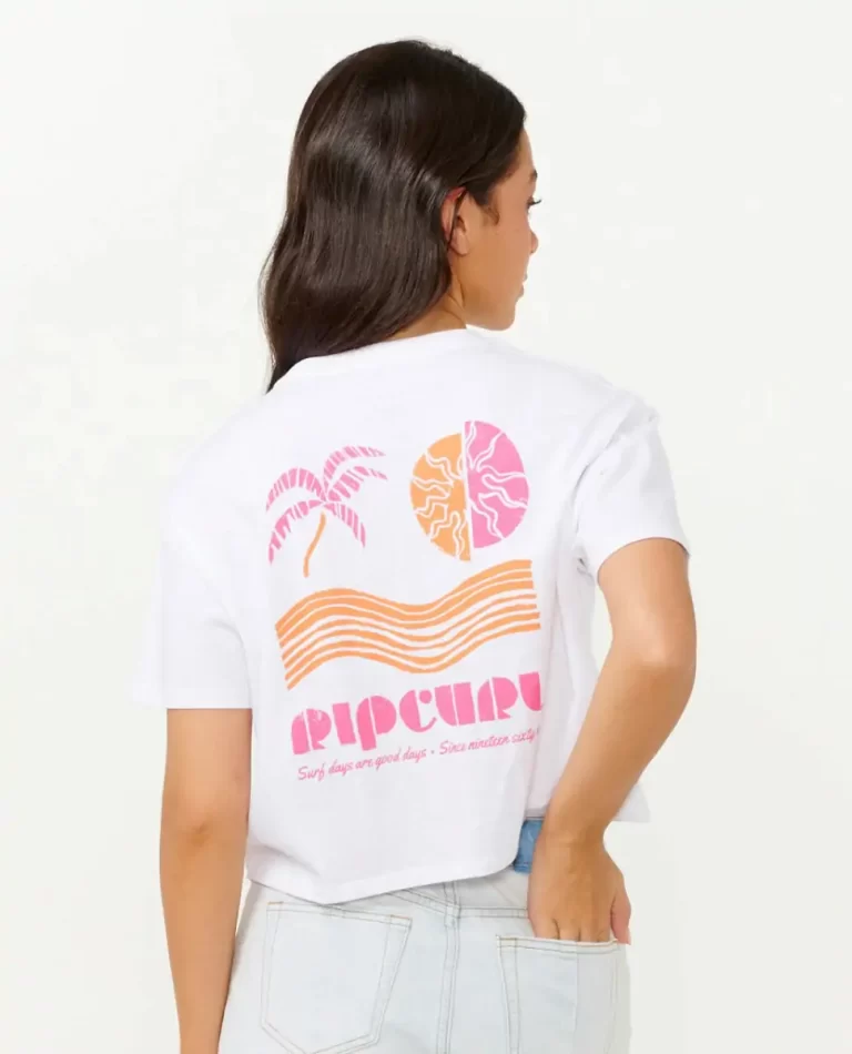 Women Calypso Crop Tee Rip Curl Tees & Tanks - Image 3