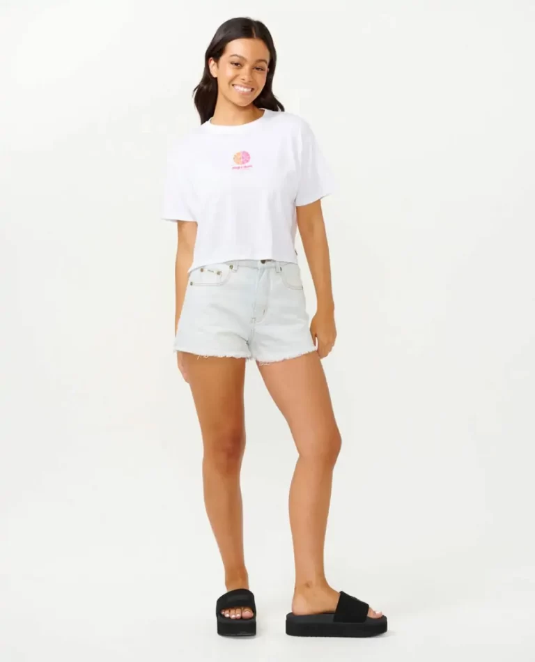Women Calypso Crop Tee Rip Curl Tees & Tanks - Image 4