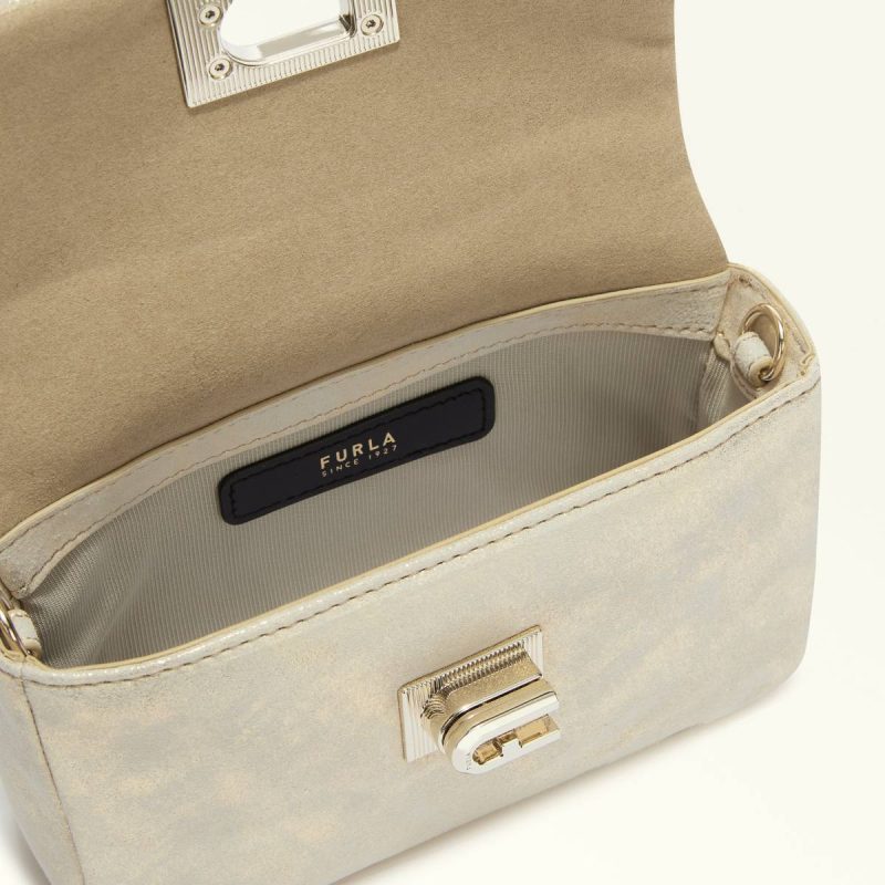 Women Color Gold Crossbodies Furla 1927 Mini Bag - Image 4