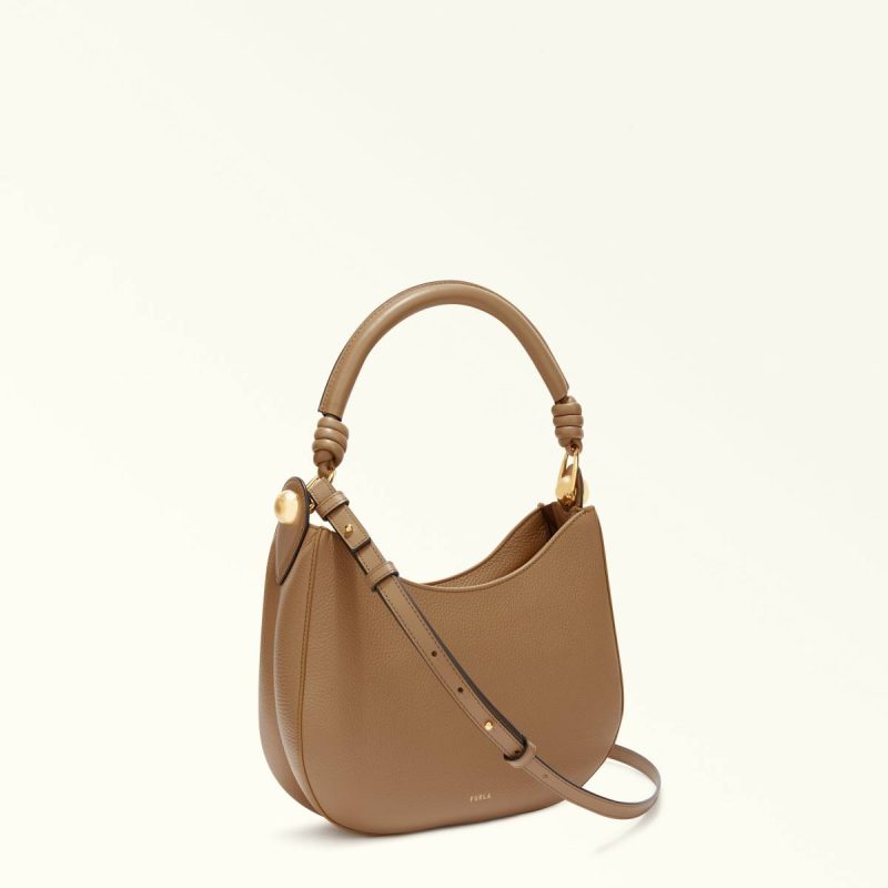 Women Crossbodies Furla Sfera Shoulder Bag S Deserto - Image 3