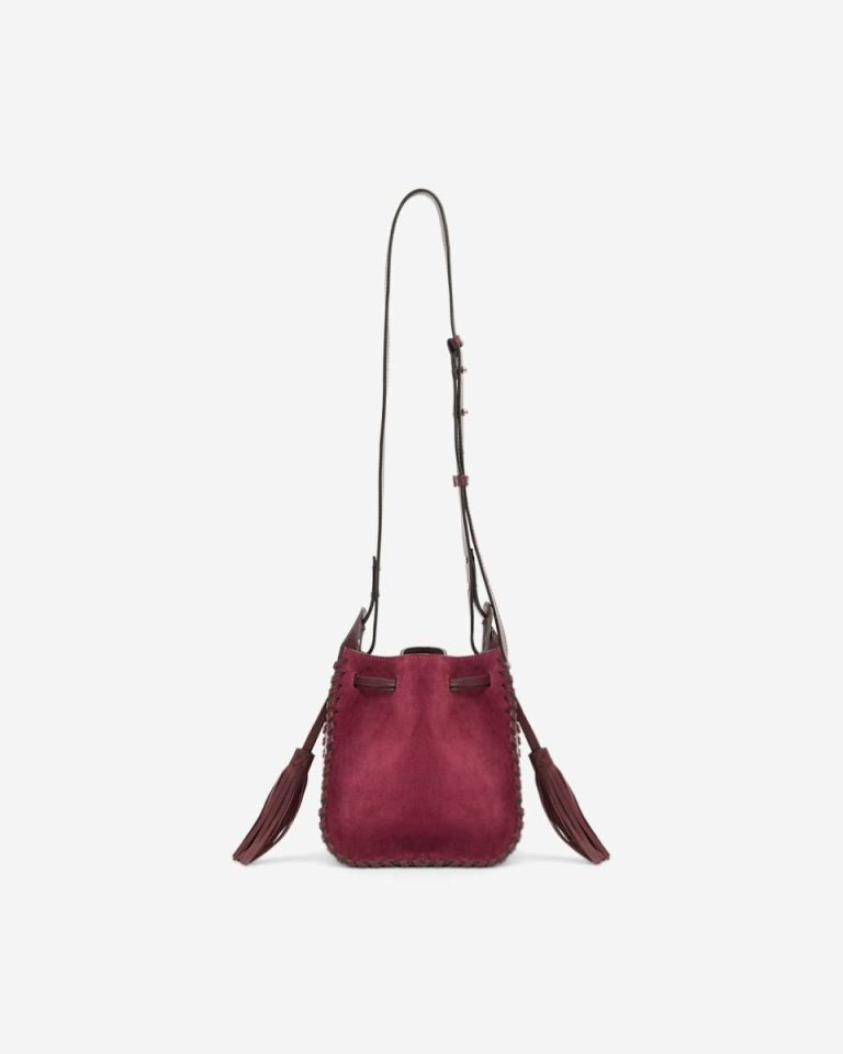 Women Crossbody Bags Raspberry Isabel Marant Mini Silao Bag - Image 3