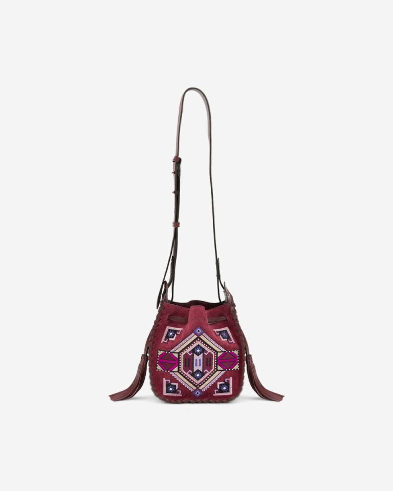 Women Crossbody Bags Raspberry Isabel Marant Mini Silao Bag