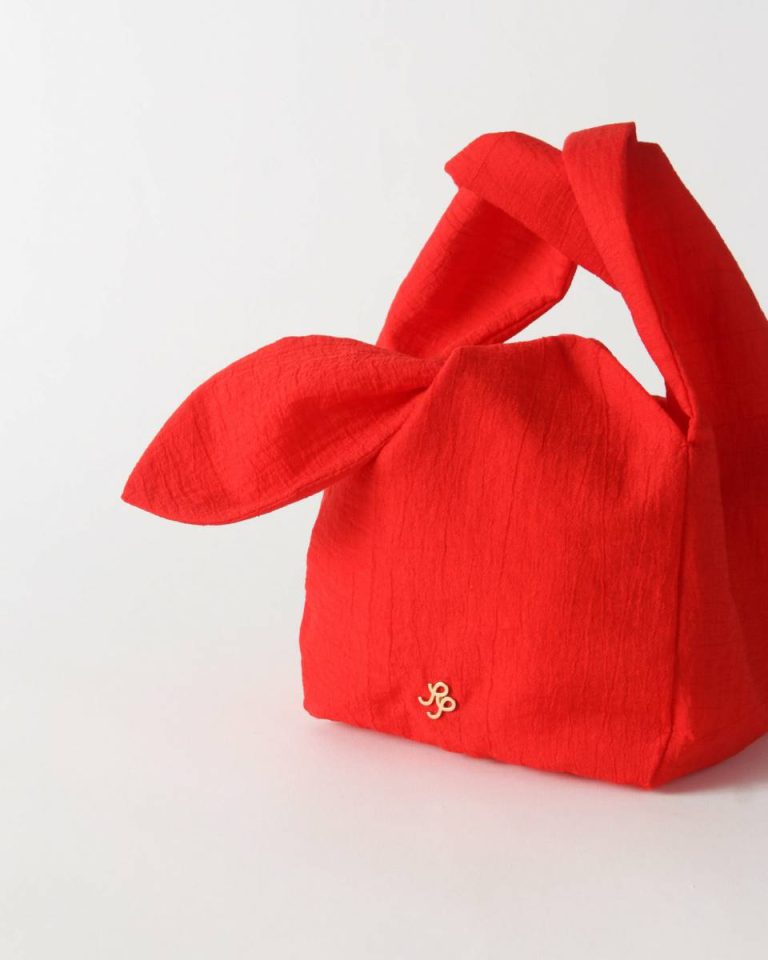 Women Evening Rejina Pyo Lena Bag Tencel Red - Image 5