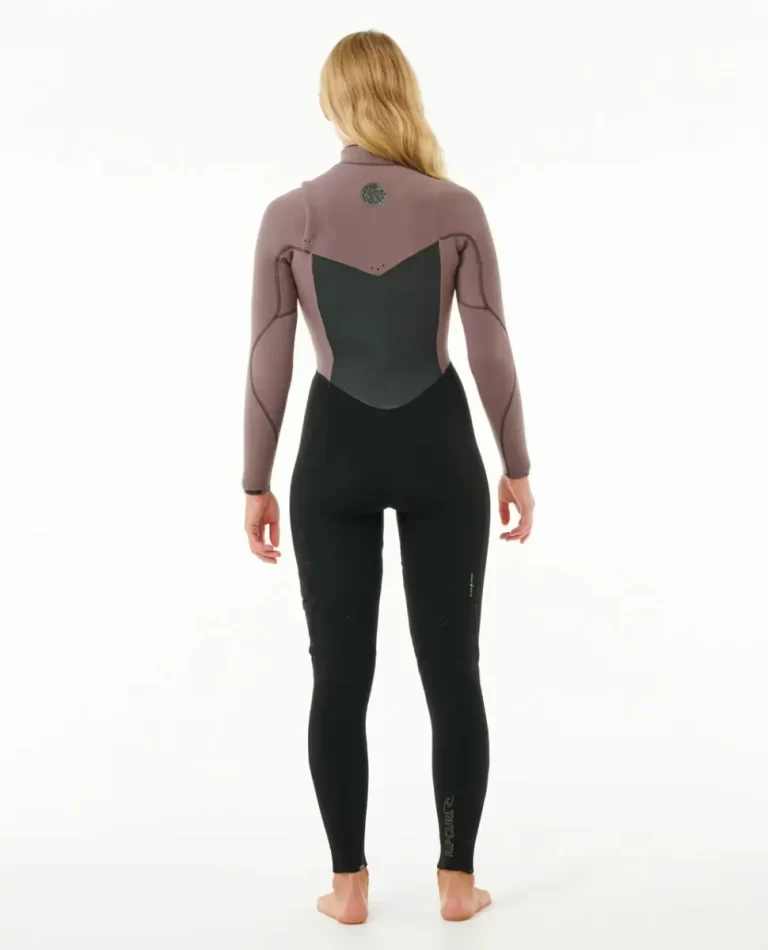 Women Fullsuits Womens Flashbomb 4/3 Chest Zip Wetsuit Rip Curl - Image 3