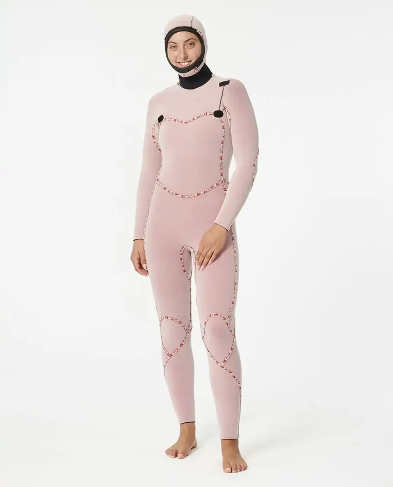 Women Fullsuits Women's Flashbomb 6/4 Hooded Chest Zip Fullsuit Wetsuit Rip Curl - Image 4