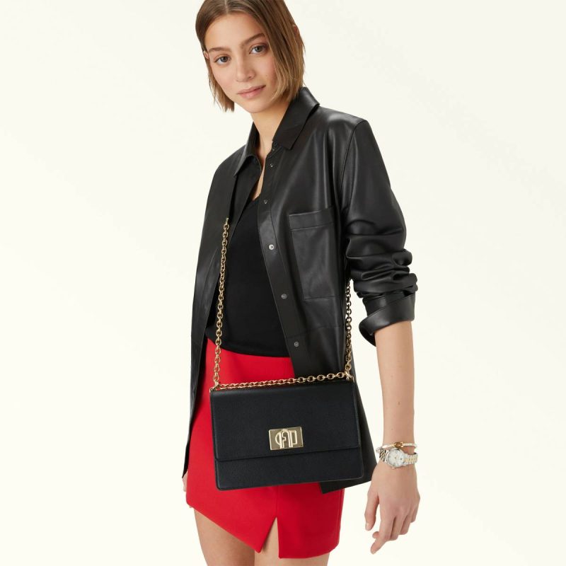 Women Furla 1927 Crossbody S Nero Crossbodies - Image 2