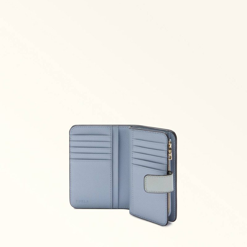 Women Furla Camelia Compact Wallet M Rugiada+Nuvola Int. Wallets - Image 4