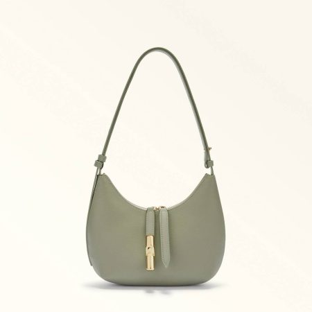 Women Furla Goccia Shoulder Bag S Agave B Shoulder Bags