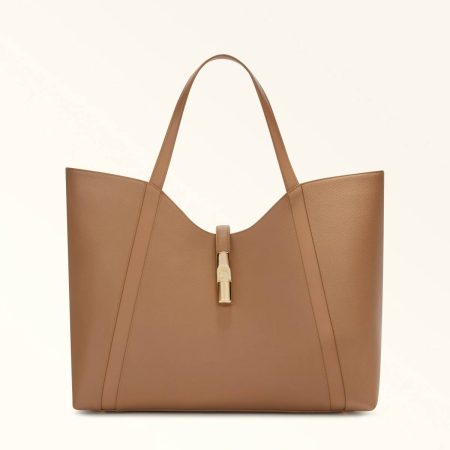 Women Furla Goccia Shoulder Bag Xl Shoulder Bags Deserto