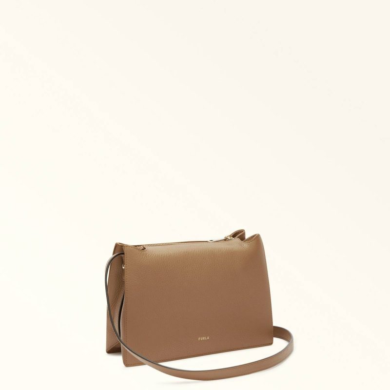 Women Furla Nuvola Crossbody S Deserto Crossbodies - Image 3