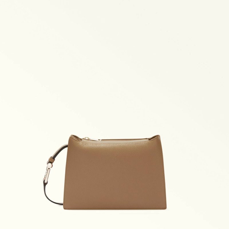 Women Furla Nuvola Crossbody S Deserto Crossbodies