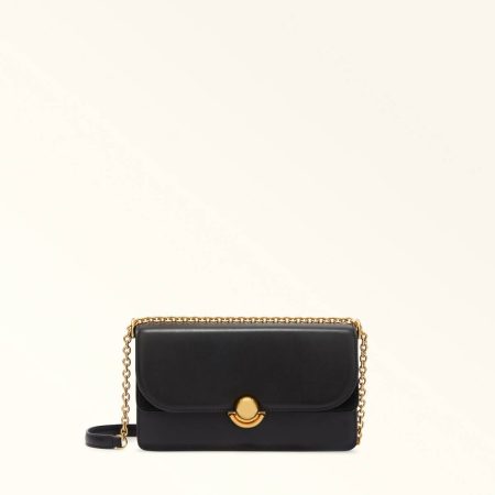 Women Furla Sfera Crossbody S Nero Crossbodies