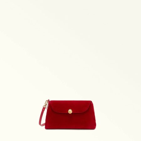 Women Furla Sfera Soft Mini Bag Rosso Crossbodies