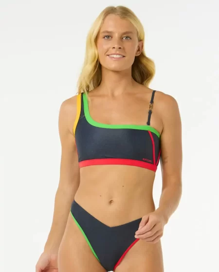 Women Gigi One Shoulder Top Rip Curl Bikini Tops