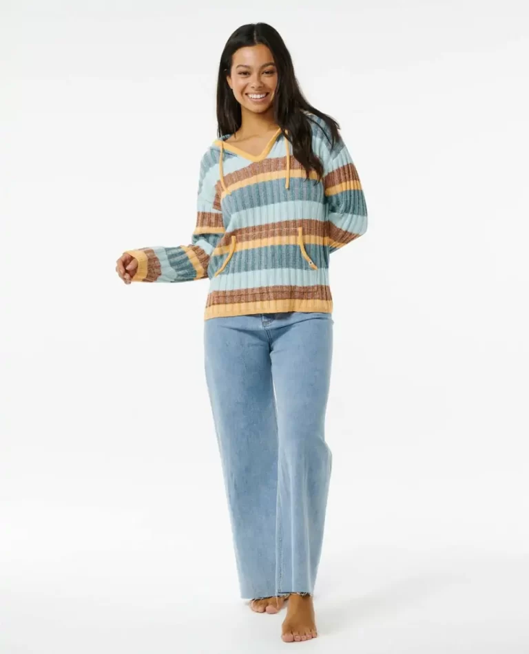 Women Hibiscus Heat Poncho Rip Curl Sweaters - Image 4