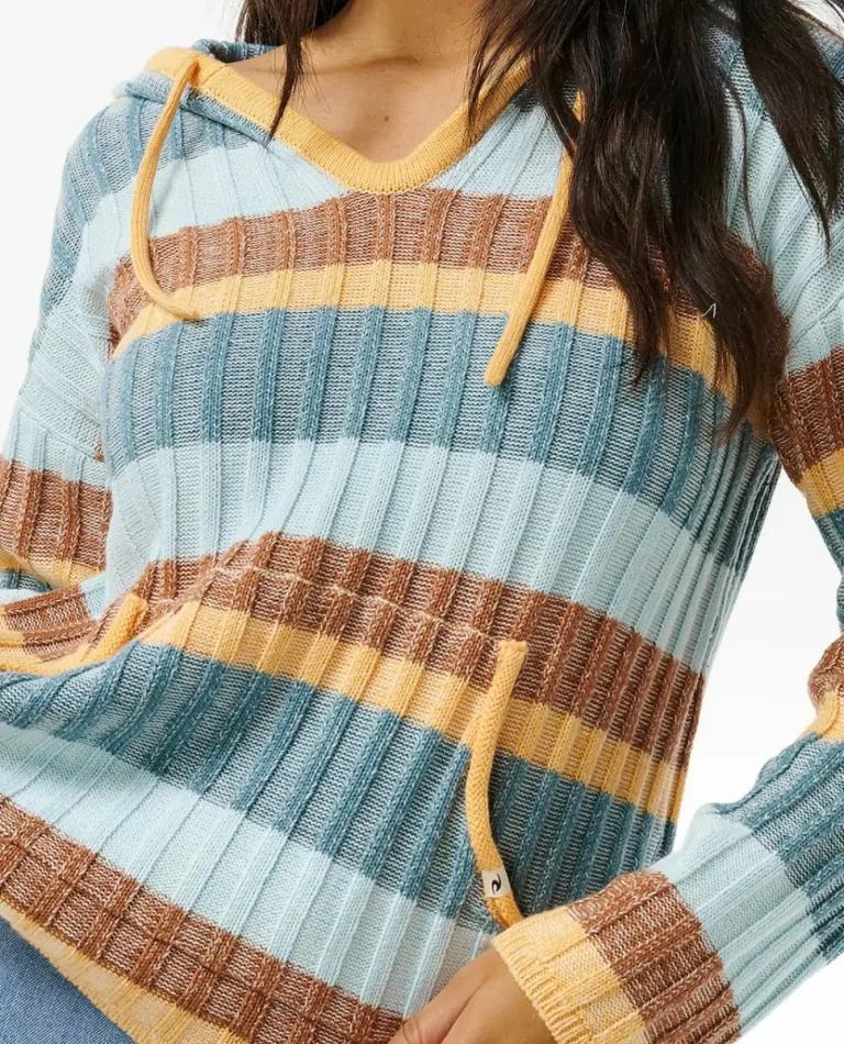Women Hibiscus Heat Poncho Rip Curl Sweaters - Image 5