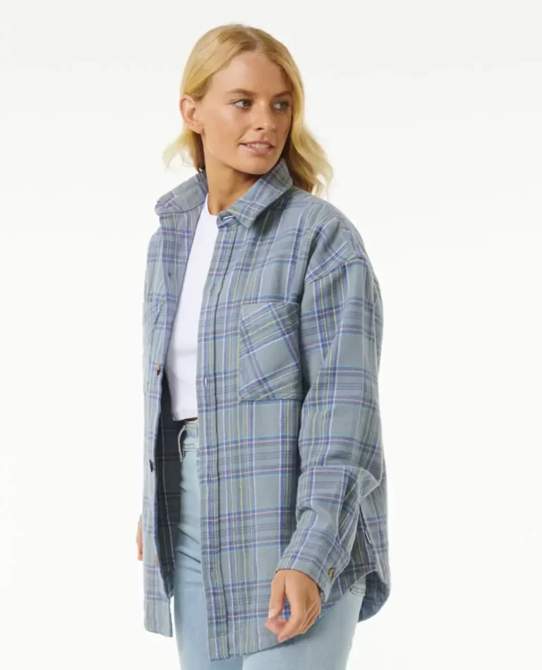 Women High Tide Soft Flannel Jackets Rip Curl - Image 2