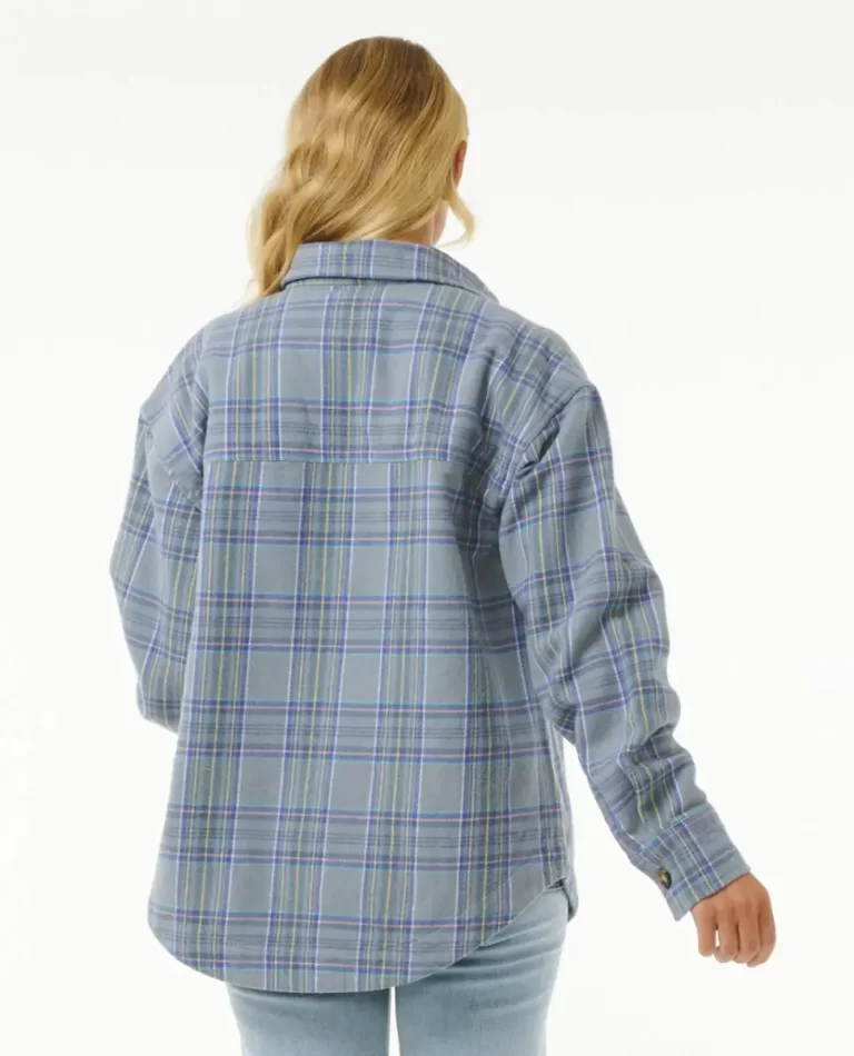 Women High Tide Soft Flannel Jackets Rip Curl - Image 3