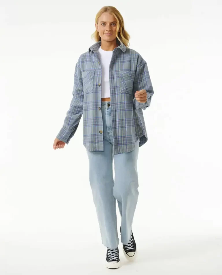 Women High Tide Soft Flannel Jackets Rip Curl - Image 4