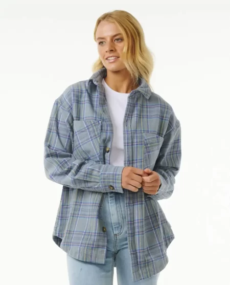 Women High Tide Soft Flannel Jackets Rip Curl