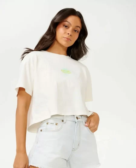 Women Hype Crop Tee Tees & Tanks Rip Curl