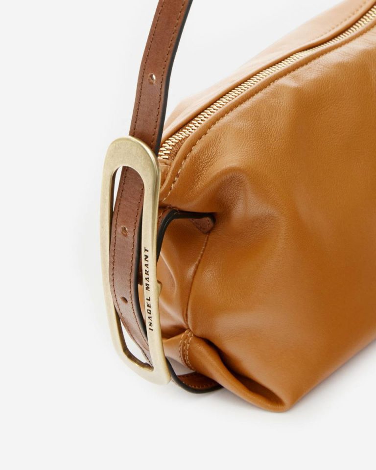 Women Isabel Marant Leyden Mini Bag Crossbody Bags Cognac - Image 5