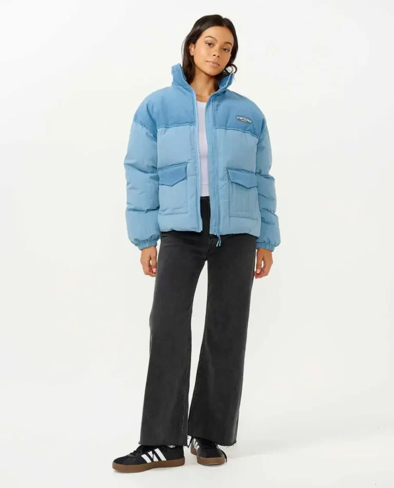 Women Jackets Rip Curl High Tide Mixed Cord Puffer - Image 4