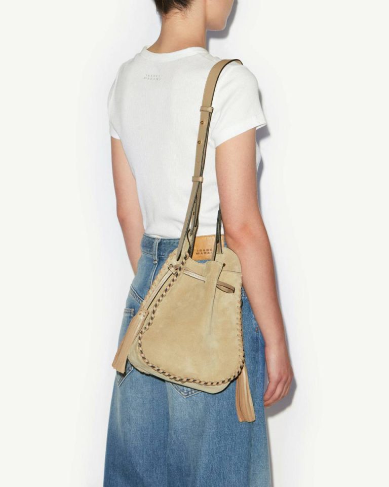 Women Light Beige Isabel Marant Crossbody Bags Silao Bag - Image 2