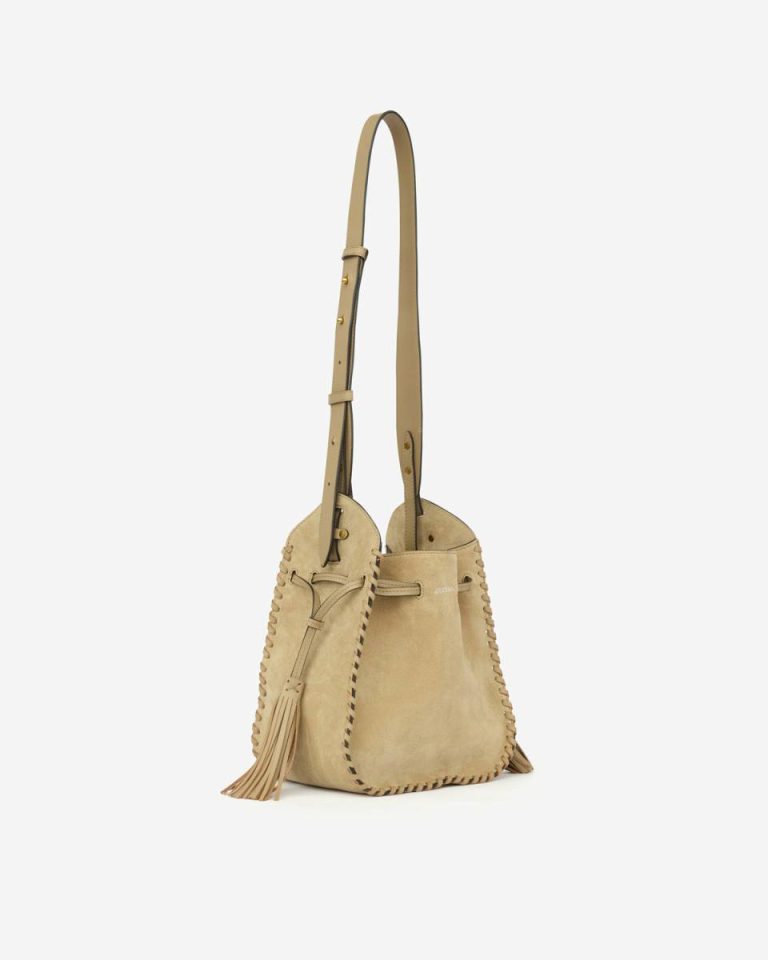 Women Light Beige Isabel Marant Crossbody Bags Silao Bag - Image 3