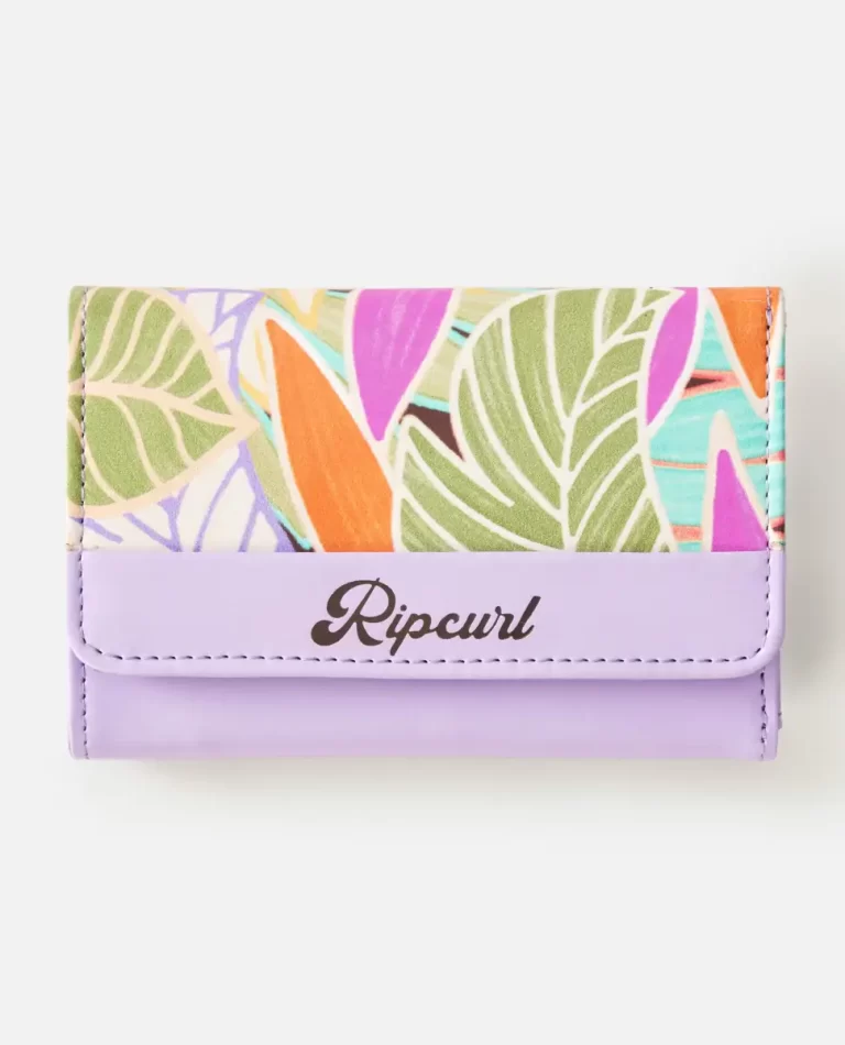 Women Mixed Floral Mid Sized Wallet Rip Curl Purses & Wallets