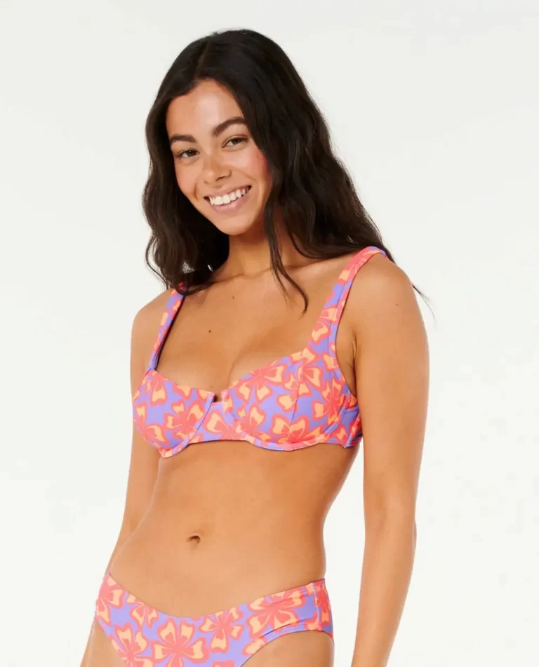 Women Neon Isles D Rip Curl Bikini Tops - Image 3