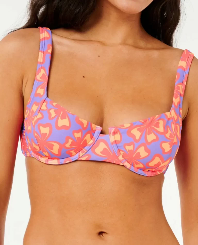 Women Neon Isles D Rip Curl Bikini Tops - Image 5