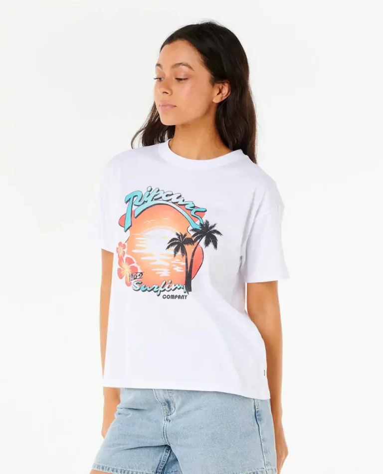 Women Neon Isles Relaxed Tee Rip Curl Tees & Tanks - Image 3