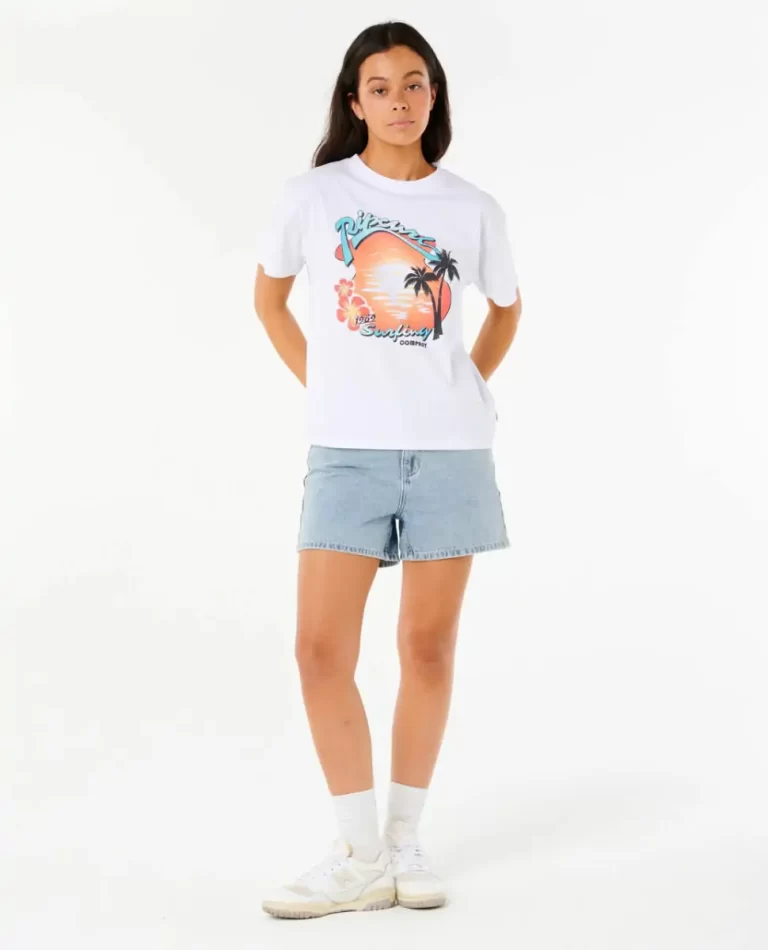 Women Neon Isles Relaxed Tee Rip Curl Tees & Tanks - Image 4