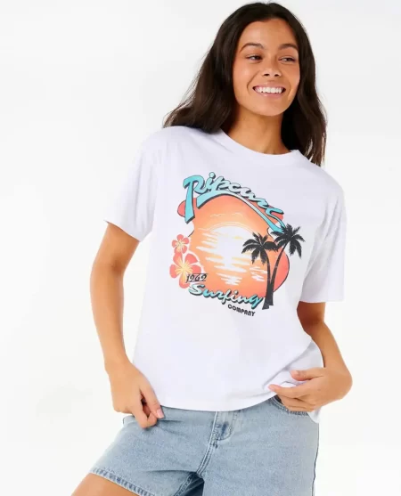 Women Neon Isles Relaxed Tee Rip Curl Tees & Tanks