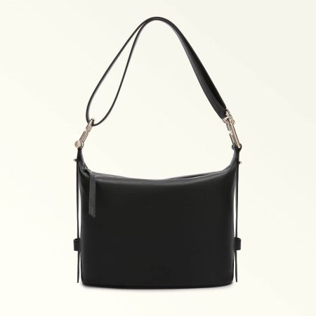 Women Nero Crossbodies Furla Nuvola Shoulder Bag M