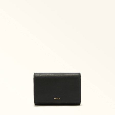 Women Nero Wallets Furla Nuvola Compact Wallet M