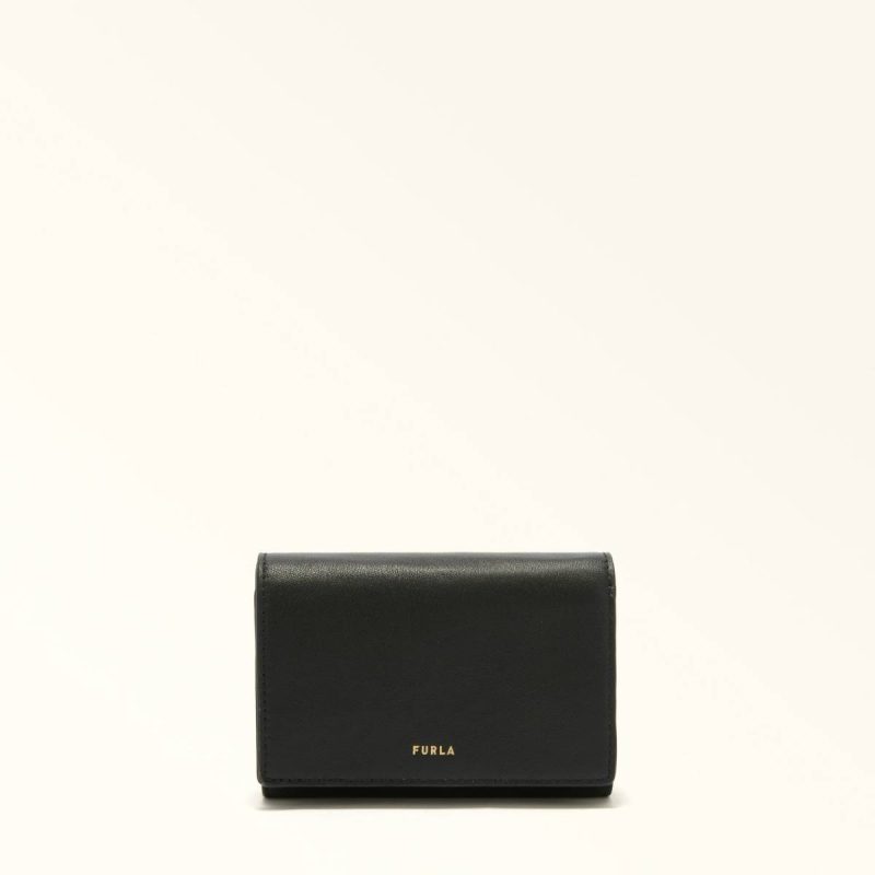 Women Nero Wallets Furla Nuvola Compact Wallet M