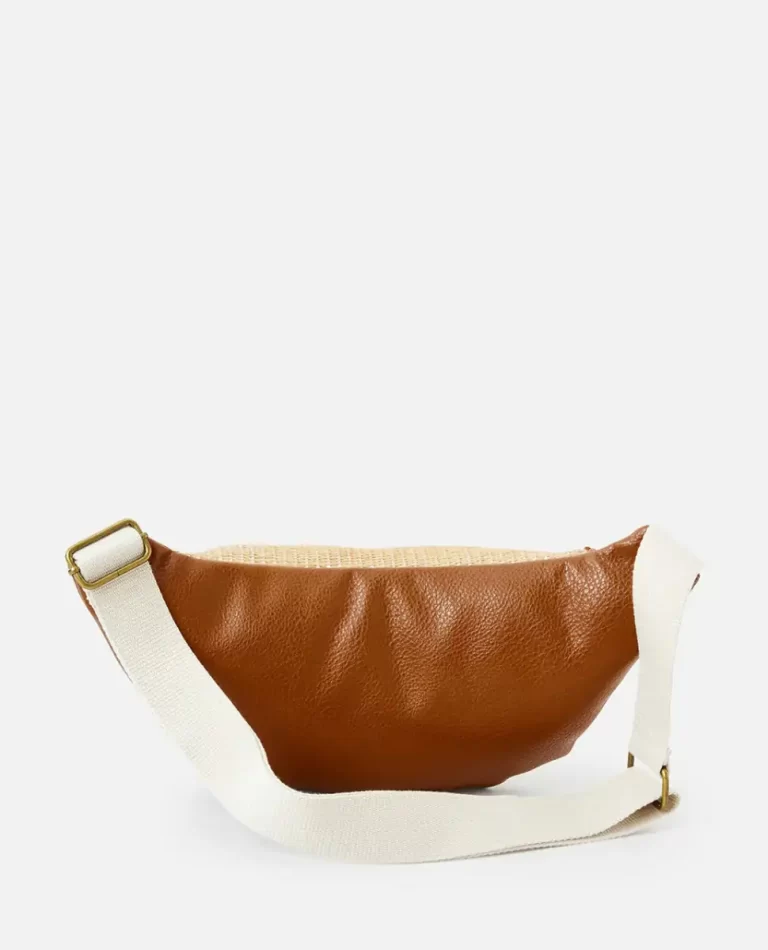 Women Premium Straw Crossbody Sling Luggage & Travel Rip Curl - Image 3