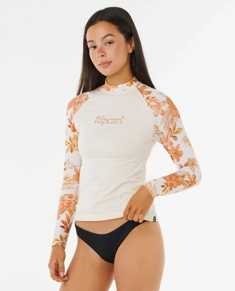Women Rash Guards Rip Curl Desert Dreams Upf Long Sleeve Rash Guard - Image 2