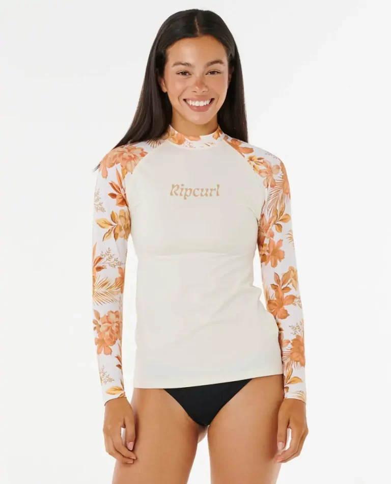 Women Rash Guards Rip Curl Desert Dreams Upf Long Sleeve Rash Guard