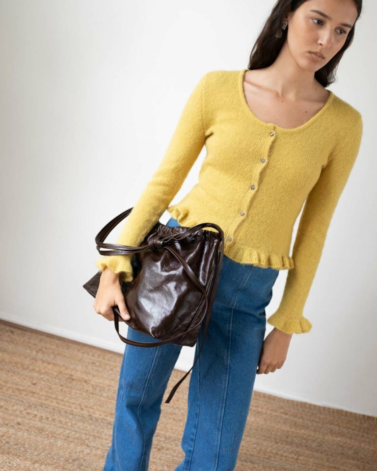 Women Rejina Pyo Felix Tote Leather Brown Everyday - Image 3