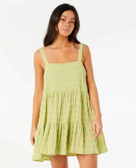 Women Rip Curl Cala Nights Seersucker Mini Dresses & Rompers
