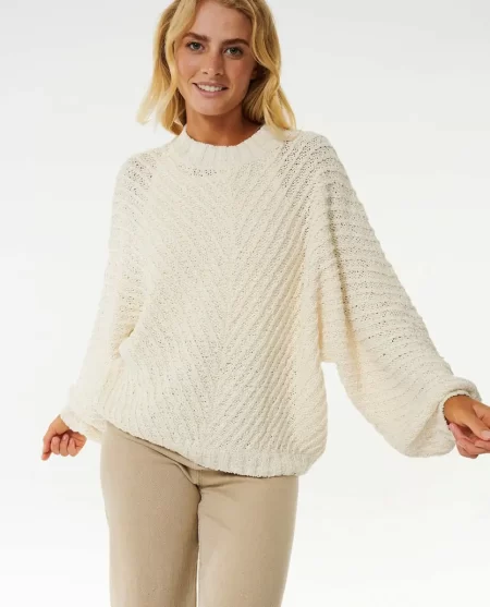 Women Rip Curl Classic Surf Knit Crew Sweaters