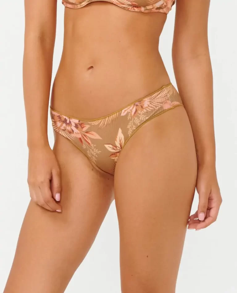 Women Rip Curl Desert Dreams Cheeky Coverage Hipster Bikini Bottoms - Image 3